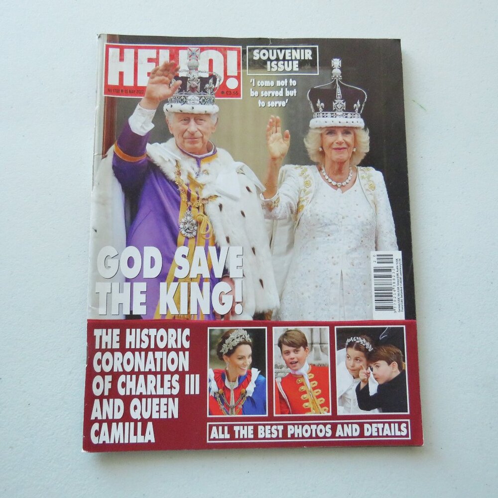HELLO! Magazine God save the King! Souvenir Issue #1788 May 15, 2023